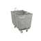 Steele Canvas Basket 6 BU Permanent Truck Grey Vinyl w/Grey Vinyl - 3in Casters 926VGRYVGRYW3 - alternate 1